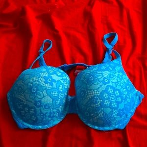 No boundaries Blue Lace Bra